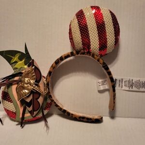 Disney Red and Gold Sequin Minnie Ears Headband